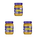 Shrego All Natural Peanut Butter 1 Kg Crunchy, Dark Roast, 100% Peanuts, Natural, Unsweetened, High in Protein Spread, Vegan Peanut Butter, Nut Butter (1 Kg, Crunchy) (Pack of 3)
