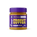 Shrego All Natural Peanut Butter 325 g Crunchy, Dark Roast, 100% Peanuts, Natural, Unsweetened, High in Protein Spread, Vegan Peanut Butter, Nut Butter, (325 g, Crunchy)