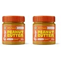 Shrego All Natural Peanut Butter 325 g Creamy, Dark Roast, 100% Peanuts, Natural, Unsweetened, High in Protein Spread, Vegan Peanut Butter, Nut Butter (325 g, Creamy) (Pack of 2)