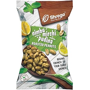 shrego nimbu mirchi pudina roasted peanuts 140g