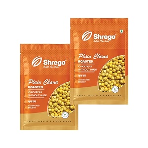 shrego roasted whole chana desi chickpeas without husk 720 gm