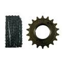 ShreNik Bicycle Chain Freewheel Single Speed Non Gear Cycles Bicycle Brake Disk