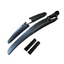 Shrenik Bicycle Fender Compatible 26, 27.5, 29 Inch Cycle Mudguard Front Rear Set Very Fine Plastic Material (Mudguard Handle Grip Set)