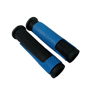 shrenik cycle handle grip for 24-29 inch bicycle dual color soft rubber non toxic anti-slip mtbcity bicycle handle grip length 13cm blue