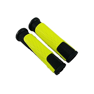 shrenik cycle handle grip for 24-29 inch bicycle dual color soft rubber non toxic anti-slip mtbcity bicycle handle grip length 13cm green