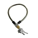 Shrenik Cycle Lock Spiral Lock Cycling Key Lock Cable Lock Bicycle Password Lock MTB Heavy Duty Material (3 Keys Lock)