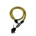 Shrenik Cycle Lock Spiral Lock Cycling Key Lock Cable Lock Bicycle Password Lock MTB Heavy Duty Material (2 Key Cable Lock)
