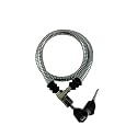 Shrenik Cycle Lock Spiral Lock Cycling Key Lock Cable Lock Bicycle Password Lock MTB Heavy Duty Material (2 Key Cable Lock Red)