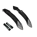 Shrenik Cycle Mudguard Grip Set Combo Compatible 24, 26 Inch Cycles Flying Bicycle Fender Plastic Front Back || Handlebar Grip Soft Rubber Non Toxic 12.5cm Multicolor (Grey)