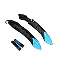 Shrenik Cycle Mudguard Grip Set Combo Compatible 24, 26 Inch Cycles Flying Bicycle Fender Plastic Front Back || Handlebar Grip Soft Rubber Non Toxic 12.5cm Multicolor (Orange)