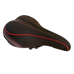 shrenik saddle seat for bicycle cycle soft cushion complete seat black