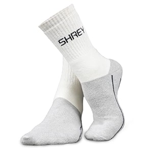 shrey men calf length cotton original match cricket socks in alpha m multi