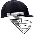Shrey Premium Mild Steel Visor Cricket Helmet, Men's Large (Navy Blue)