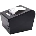 SHREYANS 80Mm Thermal Receipt Monochrome Wired Home Inkjet Printers with Auto Cutter,Compatible with Esc/Pos/Star Print Commands (USB), Black