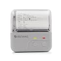 SHREYANS 80mm Thermal Receipt Rechargable Printer Portable Bluetooth + USB (White)