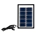 Shreyansh 6V-3W Solar Panel Solar Charge Battery Cable 5V USB Output Cameras and Smartphones (Multicolor)