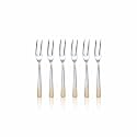 Shri & Sam Stainless Steel Lavish Fruit Fork,6 Pieces