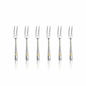 shri amp sam stainless steel lush fruit fork6 pieces