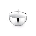 Shri & Sam Stainless Steel Shri and Sam Stainless Steel Donga with Lid, 16.5cm, Silver