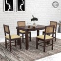 SHRI MINTU'S ART Wooden 4 Seater Dining Table Set Solid Wood 4 Seater Dining Set
