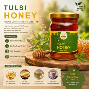 SHRI VILAVIL Tulsi Honey-Pure Natural Honey