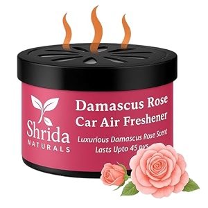 60g damascus rose car air freshener gel floral car perfume gel long-lasting 45-day freshness essential oil gel diffuser leak-proof natural odor remover car interior accessory