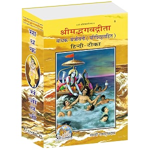 gita sadhak sanjivani  gita press gorakhpur      hindi size large  code 6