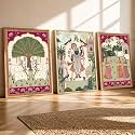 Shrinath Ji Wall Painting Set of 3
