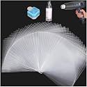 Shrink Wrap Bags, 200 PCS 6x10 Clear PVC Heat Shrink Bags for Soap Bars