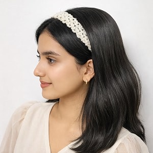 SHRIVYAA Handmade Crochet Tie Hair Band for