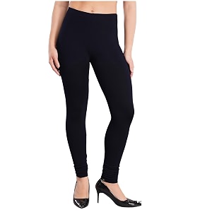 shruthi classic fit super stretchable cotton elastane fabric churidar ultra soft cotton blend leggings for women