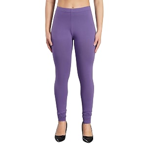 shruthi classic fit super stretchable cotton elastane fabric churidar ultra soft cotton blend leggings for women