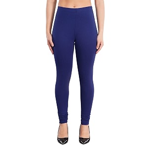 shruthi classic fit super stretchable cotton elastane fabric churidar ultra soft cotton blend leggings for women