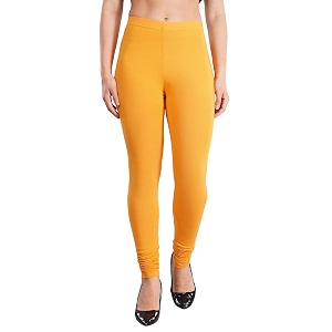 shruthi classic fit super stretchable cotton elastane fabric churidar ultra soft cotton blend leggings for women