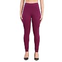 SHRUTHI Classic Fit Super Stretchable Cotton Elastane Fabric Churidar Ultra Soft Cotton Blend Leggings for Women