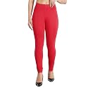 SHRUTHI Classic Fit Super Stretchable Cotton Elastane Fabric Churidar Ultra Soft Cotton Blend Leggings for Women