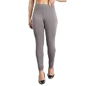 SHRUTHI Classic Fit Super Stretchable Cotton Elastane Fabric Churidar Ultra Soft Cotton Blend Leggings for Women