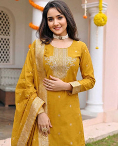 Shu-Gora Women Kurta Pant Dupatta Set