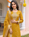Shu-Gora Women Kurta Pant Dupatta Set