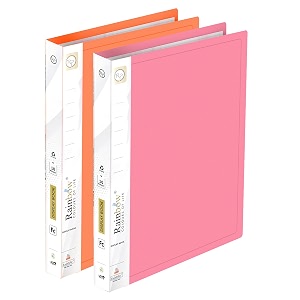 shuban 10 pocket set of 2 fs size presentation display book folder file binders with plastic clear sleeves document organizer for music sheets artwork drawing for school office