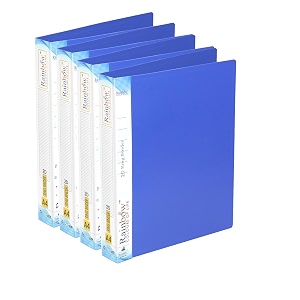 shuban plastic file folder 2d ring clip binder a4 size heavy plastic tough amp durable board box file - 4pcs