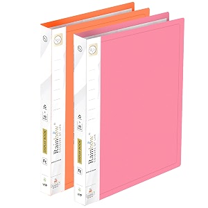 shuban 40 pocket set of 2 fs size presentation display book folder file binders with plastic clear sleeves document organizer for music sheets artwork drawing for school office