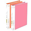 Shuban 40 Pocket Set of 2 FS Size Presentation Display Book Folder File Binders with Plastic Clear Sleeves Document Organizer for Music Sheets Artwork Drawing for School Office