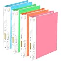Shuban 40 Pocket Set of 4 FS Size Presentation Display Book Folder File Binders with Plastic Clear Sleeves Document Organizer for Music Sheets Artwork Drawing for School Office