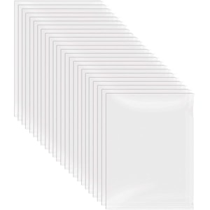 shuban l-type 140 micron - 12pcs plastic document folder clear document folder copy safe project pocket us letter a4 size in transparent color