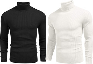 SHUBEM ENTERPRISES Solid High Neck Casual Men