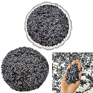 black agate chips for grounding emotional balance amp stability  positive crystal gemstone for vastu reiki amp meditation  crystal for diy craft jewellery making home decor amp table decor 500 gm