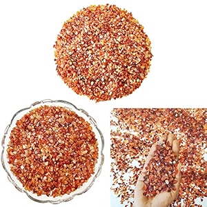 shubhanjali crystal red carnelian chips stone 100 gm natural crystal for creativity motivation confidence reiki meditation vastu home decor amp diy jewellery making