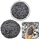 Black Agate Chips for Grounding, Emotional Balance &amp; Stability | Positive Crystal Gemstone for Vastu, Reiki &amp; Meditation | Crystal for DIY Craft, Jewellery Making, Home Decor &amp; Table Decor (100 Gm)