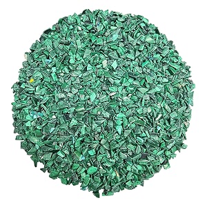 shubhanjali healing crystal chips for vastu natural malachite chips stone 50 gm malachite dust raw rough crystal chips stone for reiki healing meditation